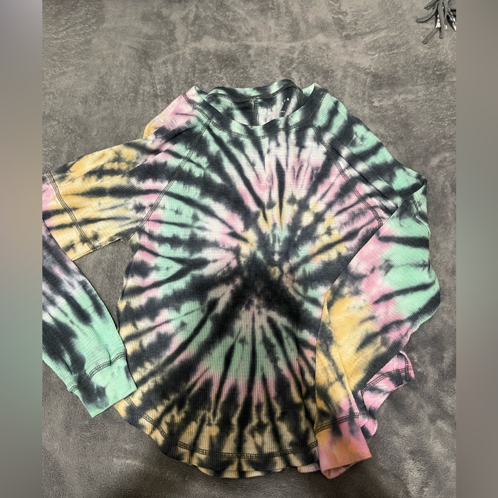 Tye dye long sleeve shirt